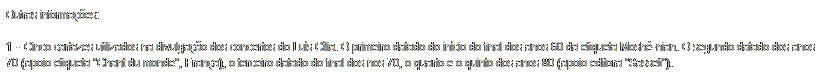 Caixa de texto: Outras informa��es:
&nbsp;&nbsp;
1 - Cinco cartazes utilizados na divulga��o dos concertos do Lu�s C�lia. O primeiro datado do in�cio do final dos anos 60 da etiqueta Mosh�-nian. O segundo datado dos anos 70 (apoio etiqueta "Chant du monde", Fran�a), o terceiro datado do final dos nos 70, o quarto e o quinto dos anos 80 (apoio editora "Sasseti").
&nbsp;
&nbsp;
